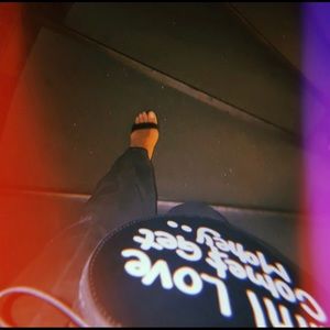 “Until Love Come$ Get Money” Black & White Heart Purse